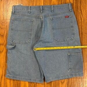 Wranglers blue denim carpenter shorts Size 36"